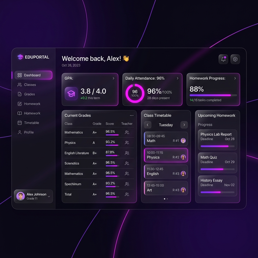 Student Portal Dashboard